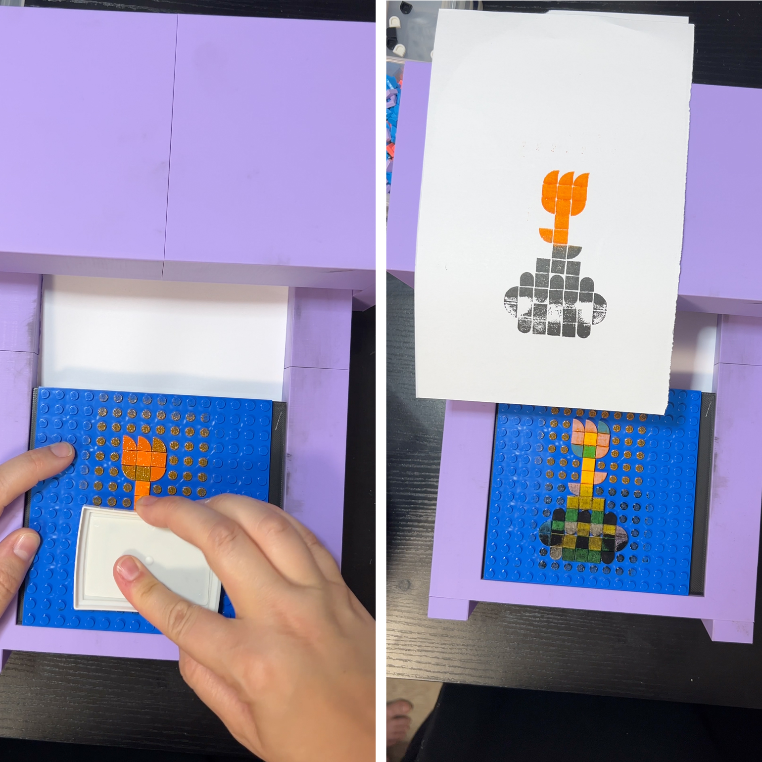 Workshops-Two-colour Linocut Card Printing